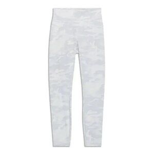 Lululemon Wunder Under High Rise Tight 25" Size 16 Ribbed Luxtreme Camo Jacquard